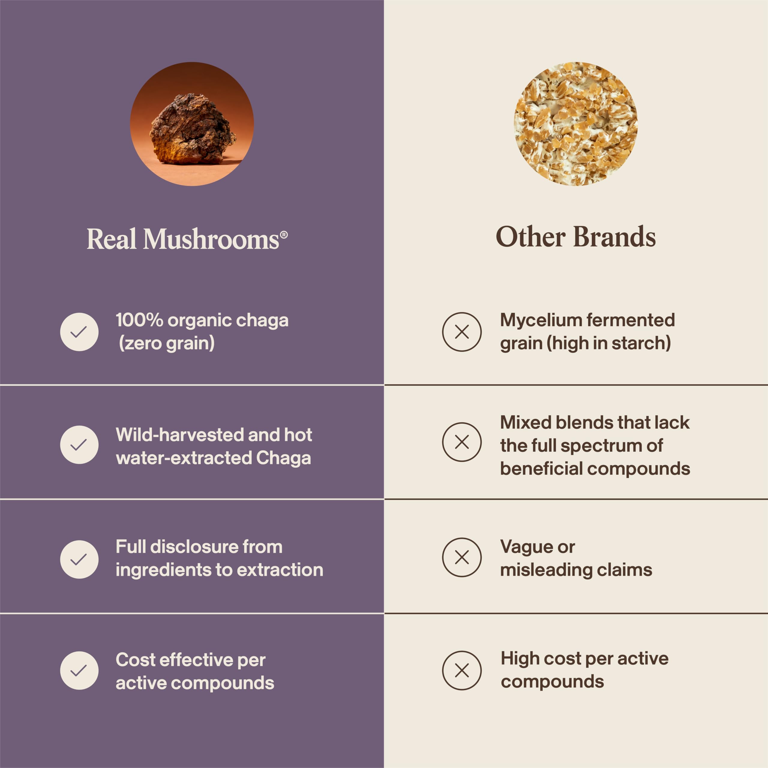 Real Mushrooms Organic Chaga Capsules for Energy and Wellness, 120ct — Amazon image 6
