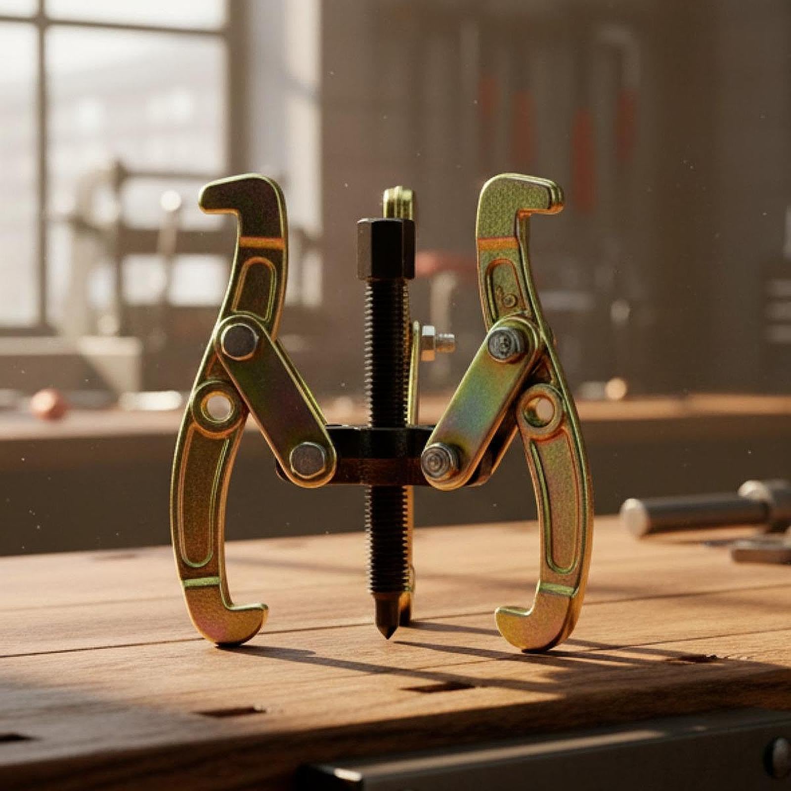 Estrattore a 3 Griffe, Strumento per La Rimozione di Cuscinetti, Estrattore per Ingranaggi a 3 Artigli per Garage, Auto, SUV, 6inch
