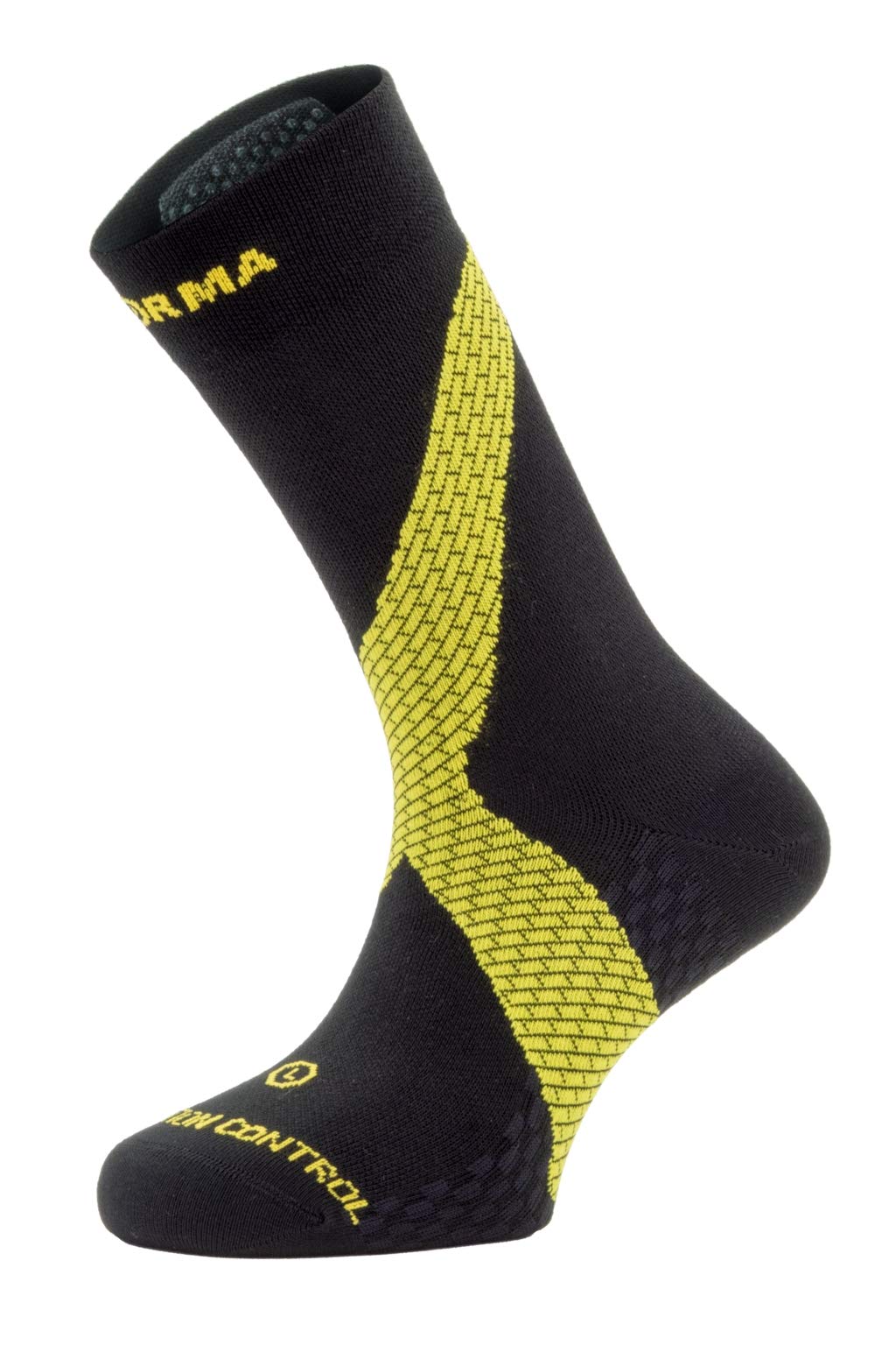 Enforma Unisex Schwarz, Gelb Socks Pronation Control Tape-Socken Socks Not Applicable, 45-47