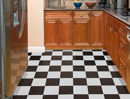 Miniatura 62 de Tivoli - Azulejos de vinilo autoadhesivos, 45 azulejos de 12 x 12 pulgadas, madera gris ceniza, despegar y pegar, suelo de bricolaje para cocina
