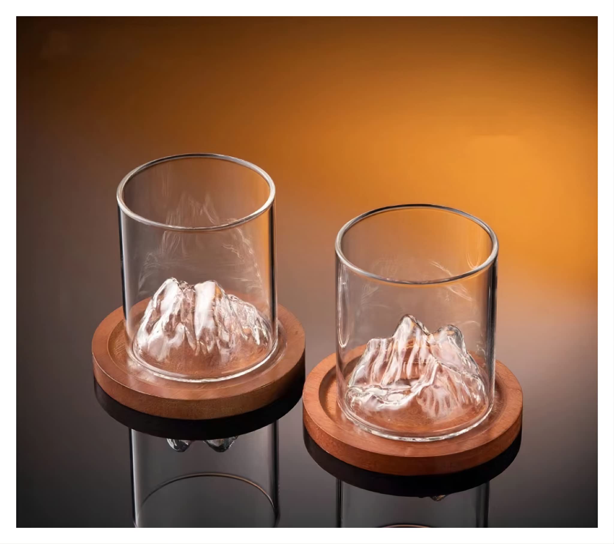 Amazon.com | Fuji Iceberg Glass Whiskey Popular Solid Rock Glasses