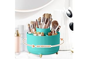 CenYouful 360° Rotating Makeup Brush Holder Organizer
