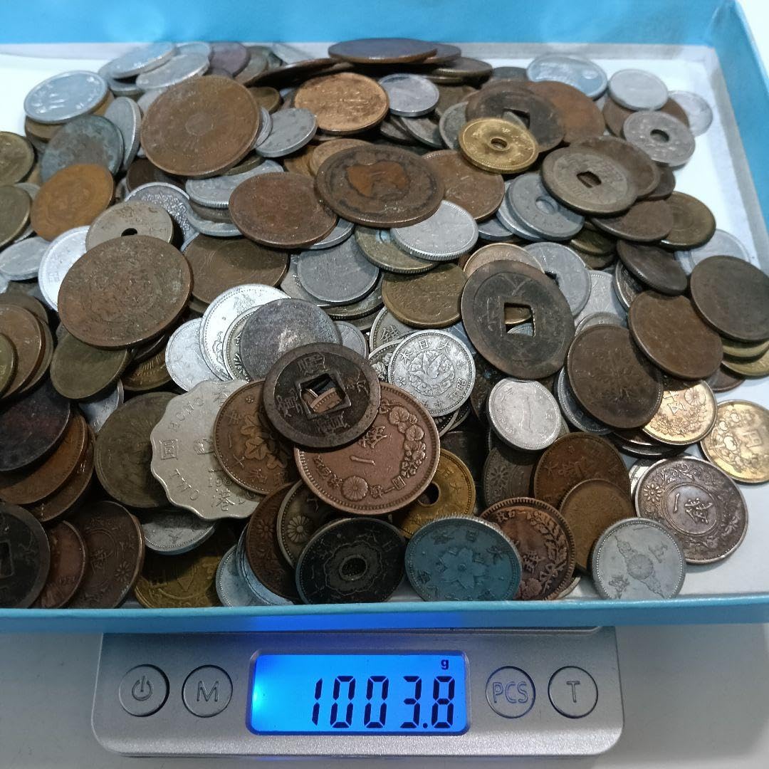 古銭大量放出 Amazon.co.jp: 古銭 約1kg 大量出品 古銭まとめ （5-33） : ホビー