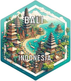 Bali Indonesia Travel Destination Souvenir Vinyl Decal Sticker 4-Inch