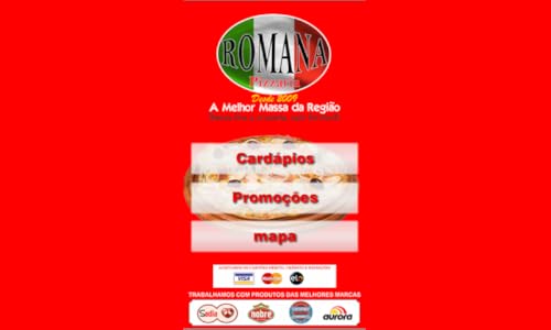 Cardapio Romana Pizzaria