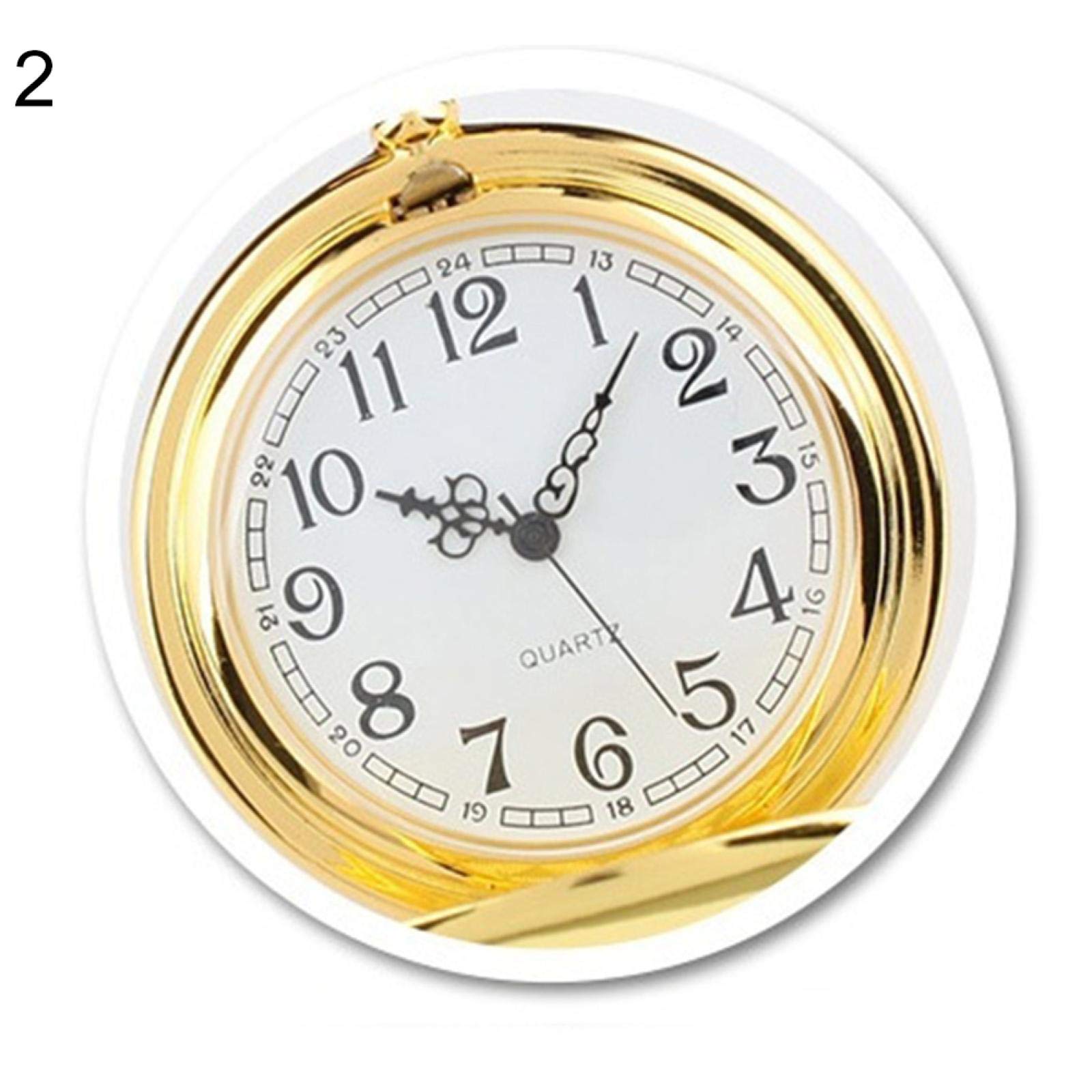 Orologi da Tasca, Orologio da Taschino Classico con Catena a Pendente Superficie(Golden)