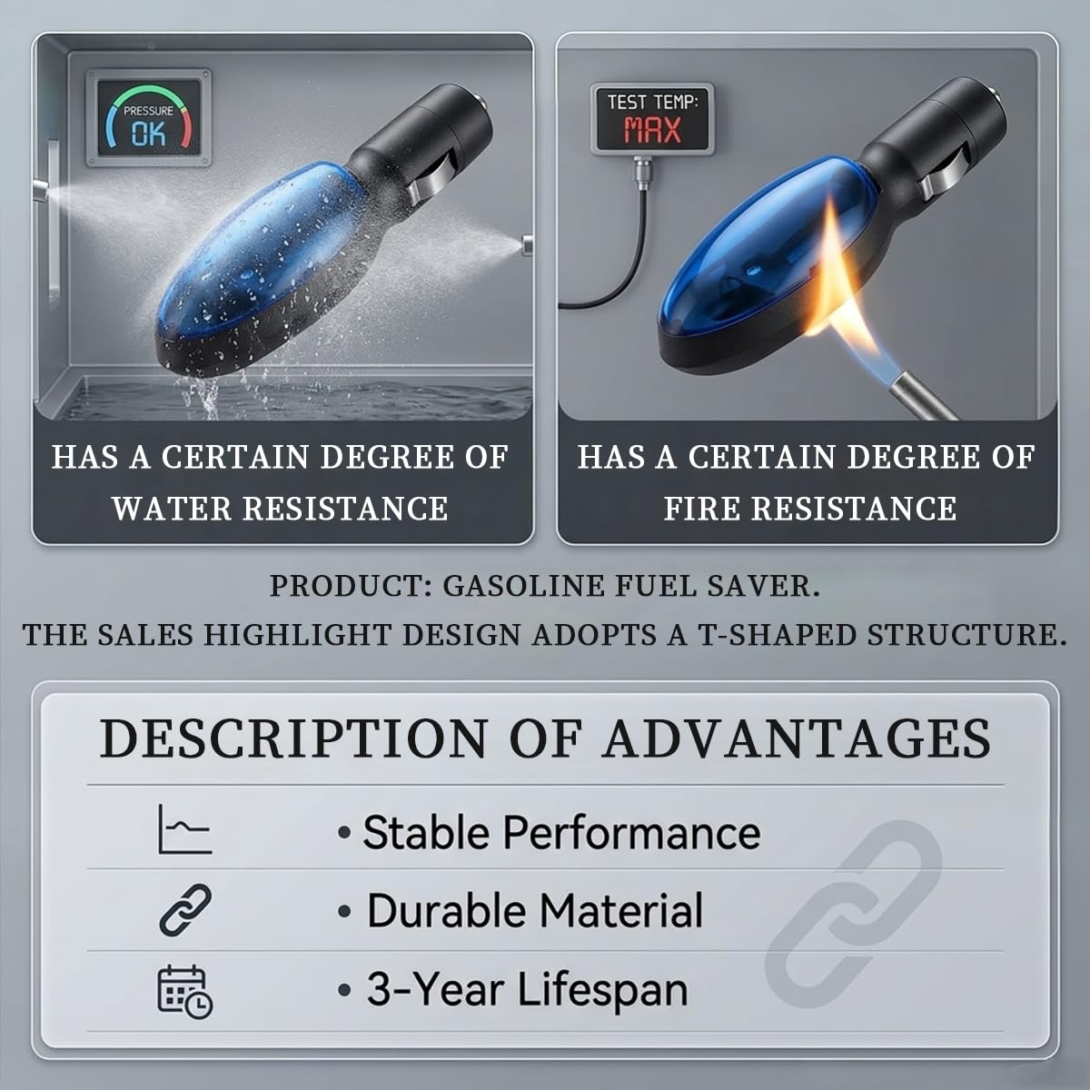 2026 New Fuel Sync Gas Saver Device, Plug in Automotive Save More Instantly, Saver for Gasoline Lubricants Water Diesel, for Car & Truck Drive Farther (2Pcs) — view 7