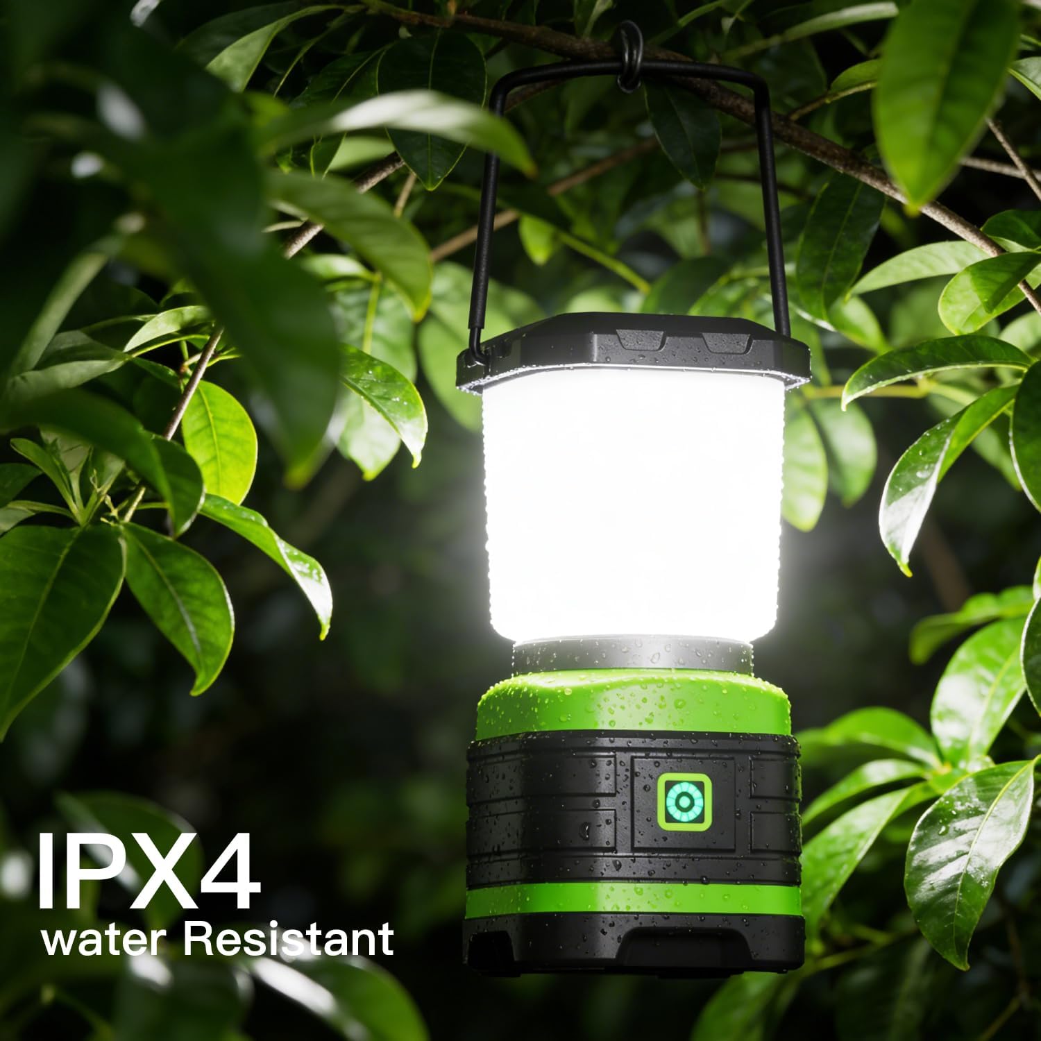 Lichamp LED Camping Lantern, Battery Powered LED Lights Camping Essentials, Portable Lanterns Flishlights for Emergency, Hurricanes, Outdoor Hiking, Power Outages, Survival Gear and Home Use, 4 Pack