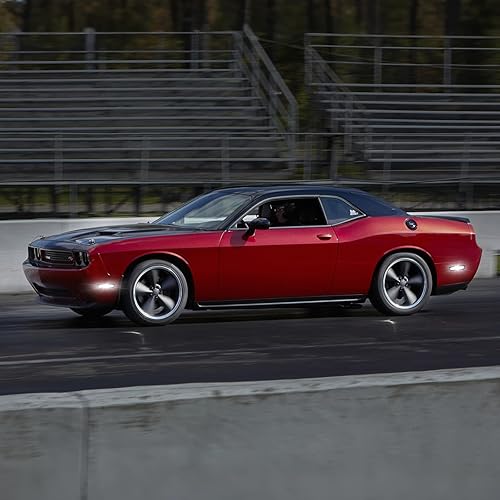 Miniatura 6 de R&F Auto 4 luces LED de posición laterales de repuesto para Challenger SRT Hellcat 2018-2023, RT Scat Pack Widebody, Redeye Super Stock Jailbreak