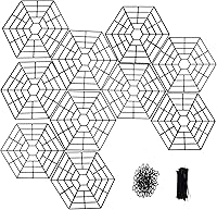 Vista 1 de Red protectora de peces de estanque de plástico, 10 unidades, cubierta de malla de malla de plástico para protección de peces, protector de peces