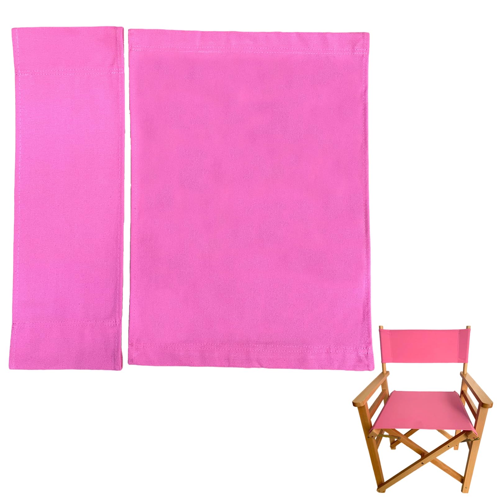 Directors Chair 20.86''L X 16.14" W Canvas Replacement Covers Kit for Directors Chairs,Movie Chair Replacement Canvas Seat and Back Oxford Cloth Cover