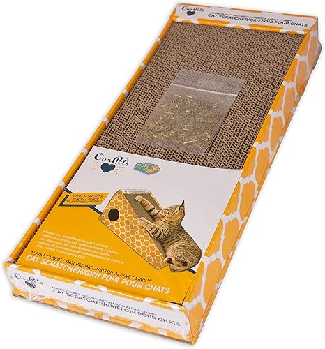 Vista 8 de OurPets Rascador de gato reversible ancho único recto y estrecho