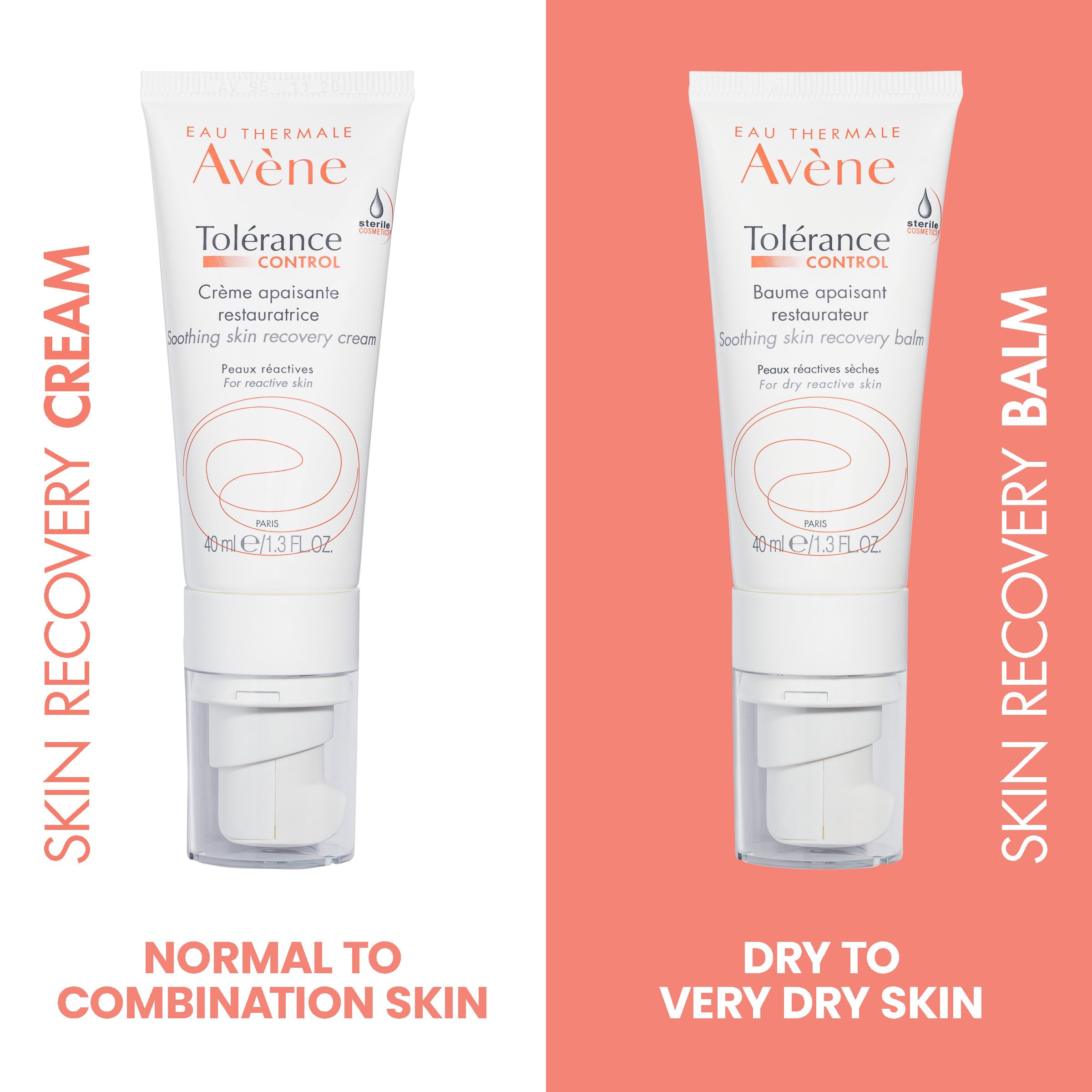 AVENE Tolerance Control Creme, 40 ml Kremowa