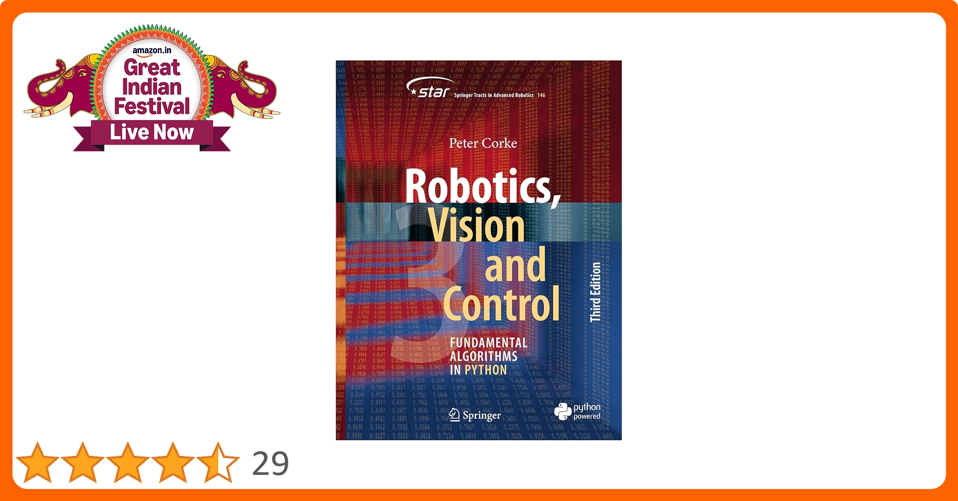 Robotics， Vision and Control: Fundamental Algorithms in MATLAB (Springer Tracts in Advanced Robotics， 118) [ペーパーバック] Corke， Peter Robotics and Control: Fundamental Algorithms in MATLAB