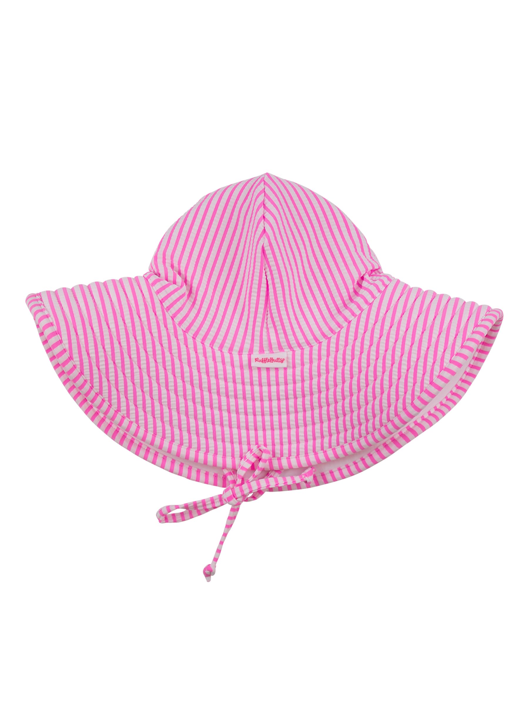 RuffleButts Toddler Girls UPF 50+ - Wide Brim Sun Hat