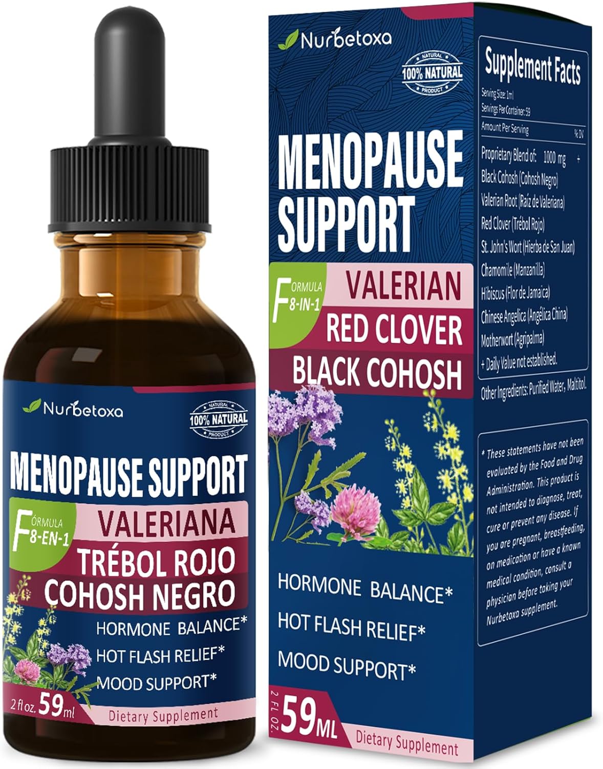 Nurbetoxa Black Cohosh Menopause Support Drops