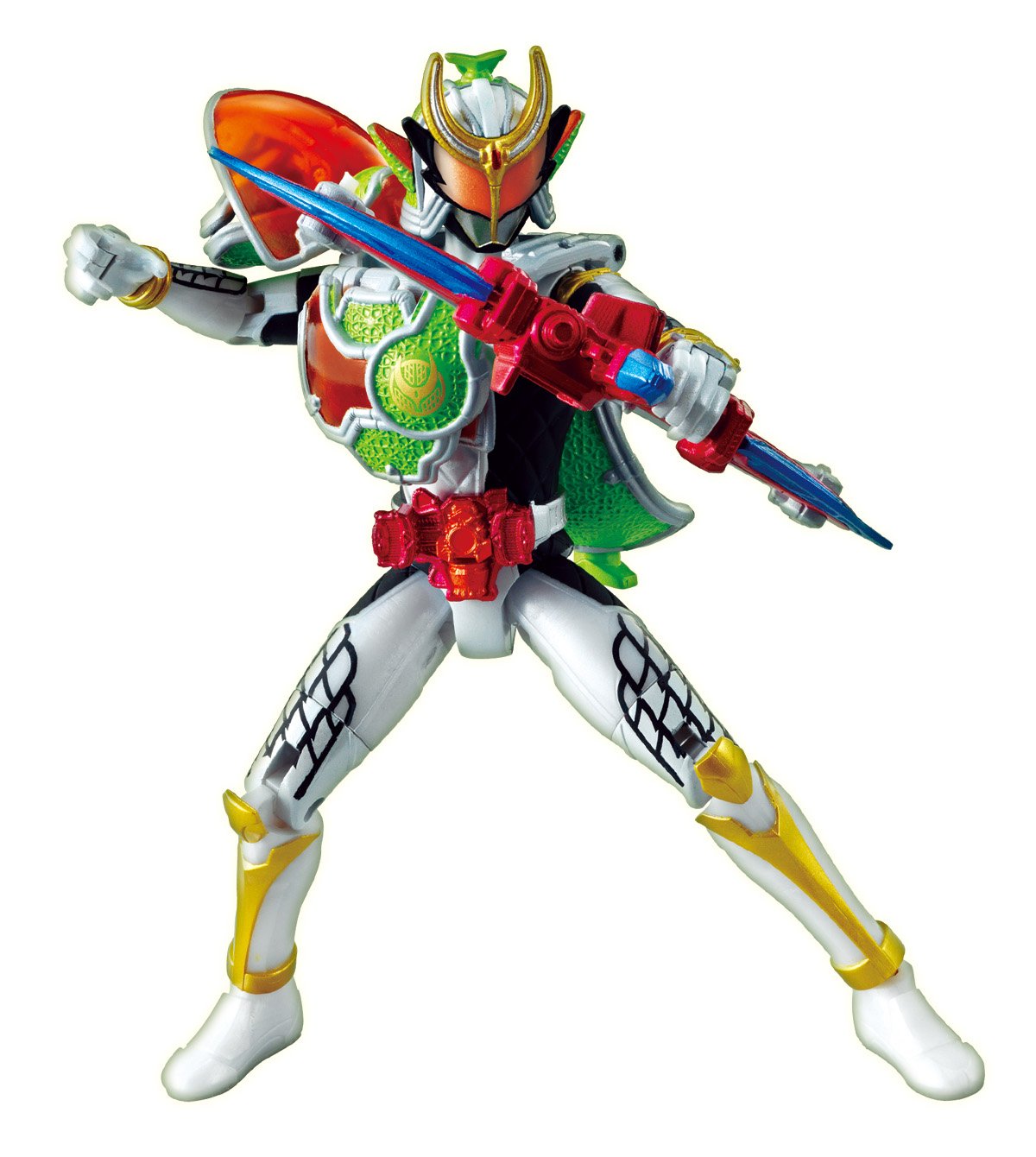 仮面ライダー鎧武 アームズチェンジシリーズ バロン 龍玄 斬月 8体 