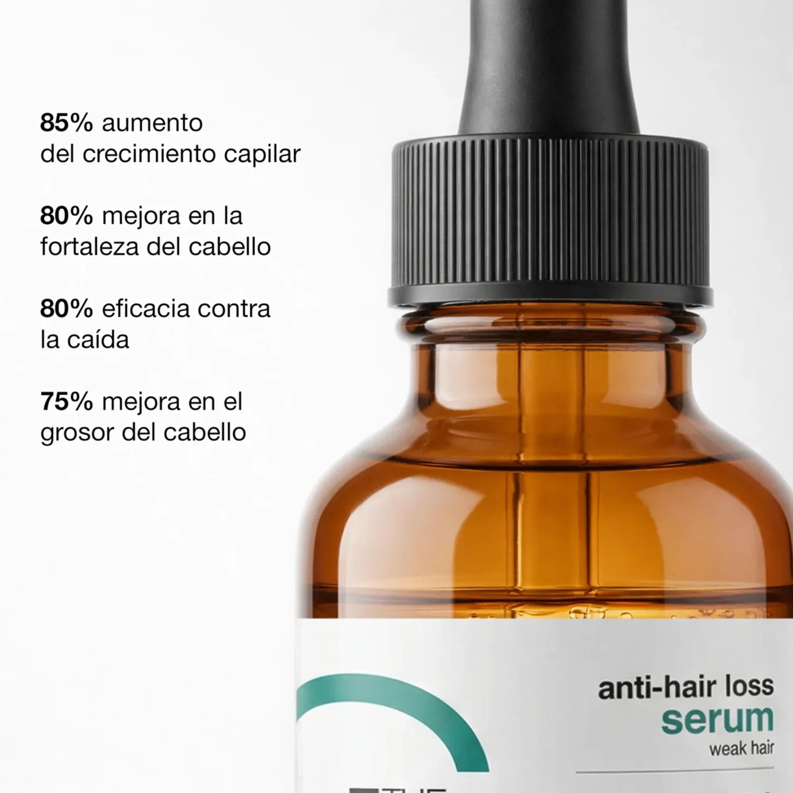 Sérum Anticaída con Péptidos y Exosomas 50 ml | Fortalece la Raíz | Favorece el Crecimiento Capilar | Rápida Absorción | Sin Aclarado