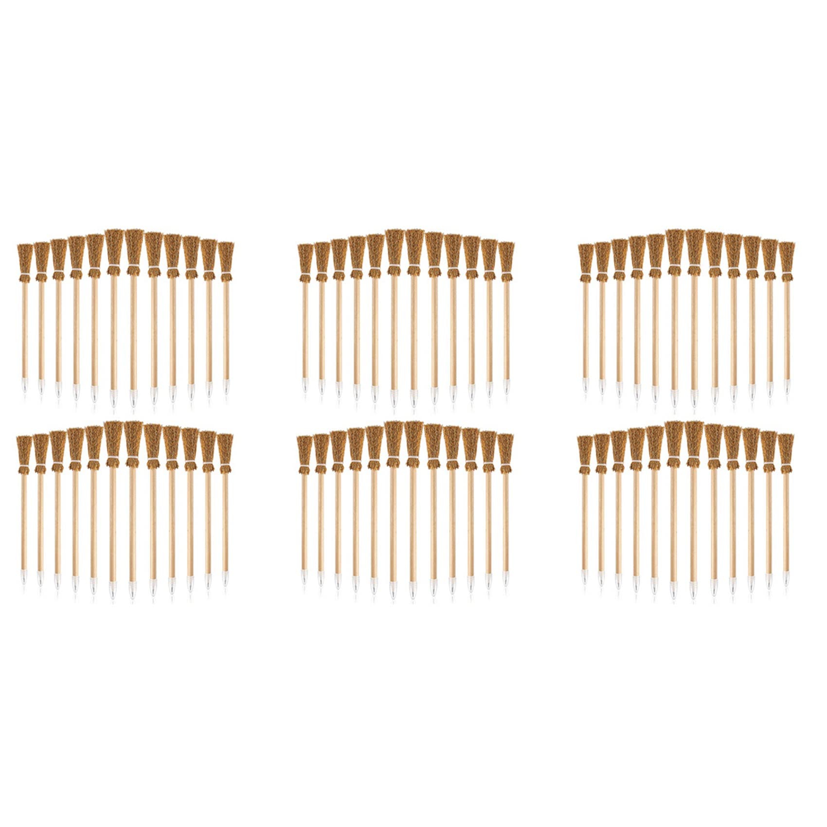 Jojomino 72 Pcs Broom Pencils for Broomstick Ballpoint Pencils Party Favors Broom Prop Writing