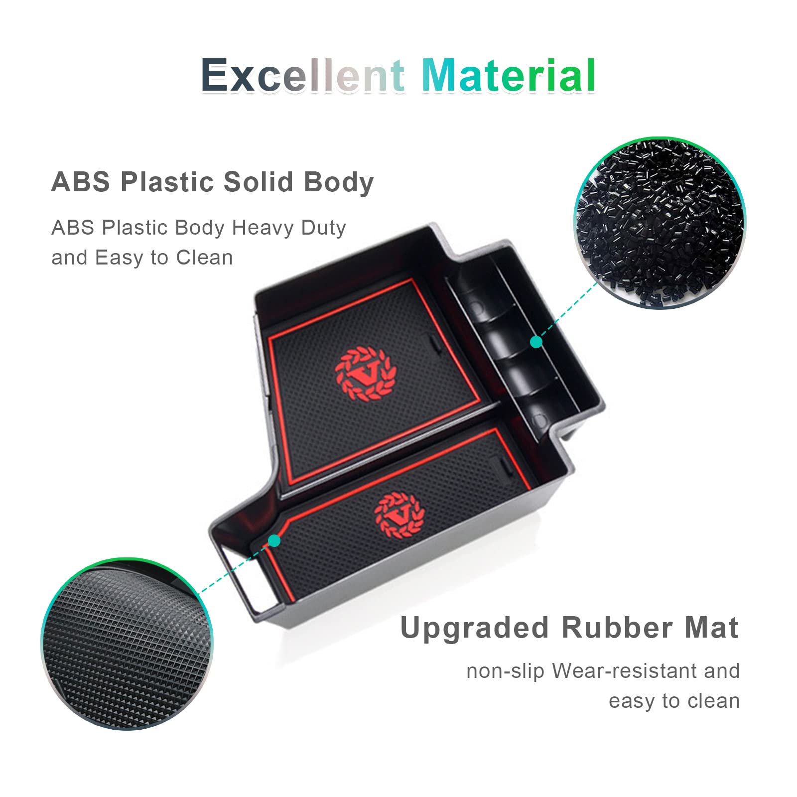 HOUSSE COUVERCLE ACCOUDOIR Console Centrale Voiture Noire Pour Jeep