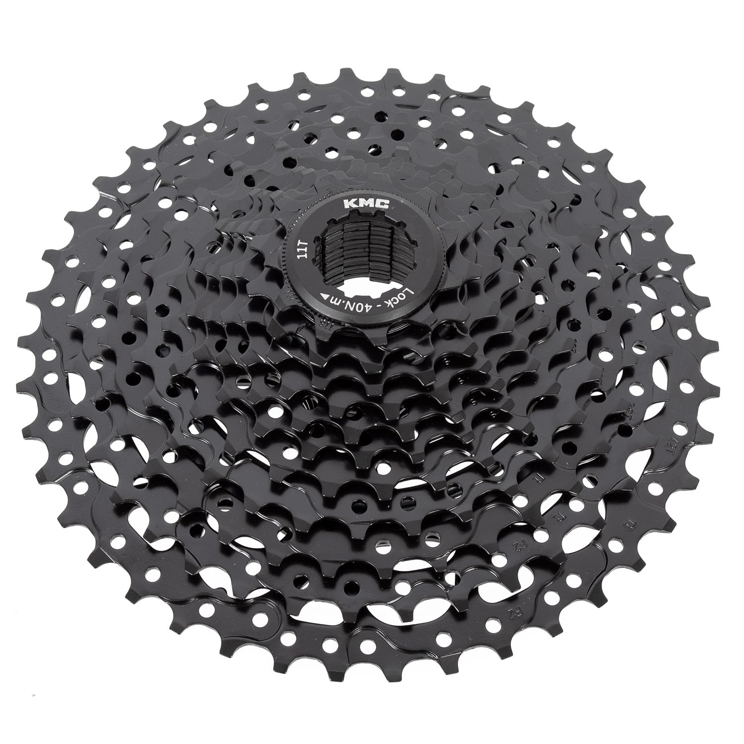 KMC React Casete de 11 velocidades, Negro, 11/42T