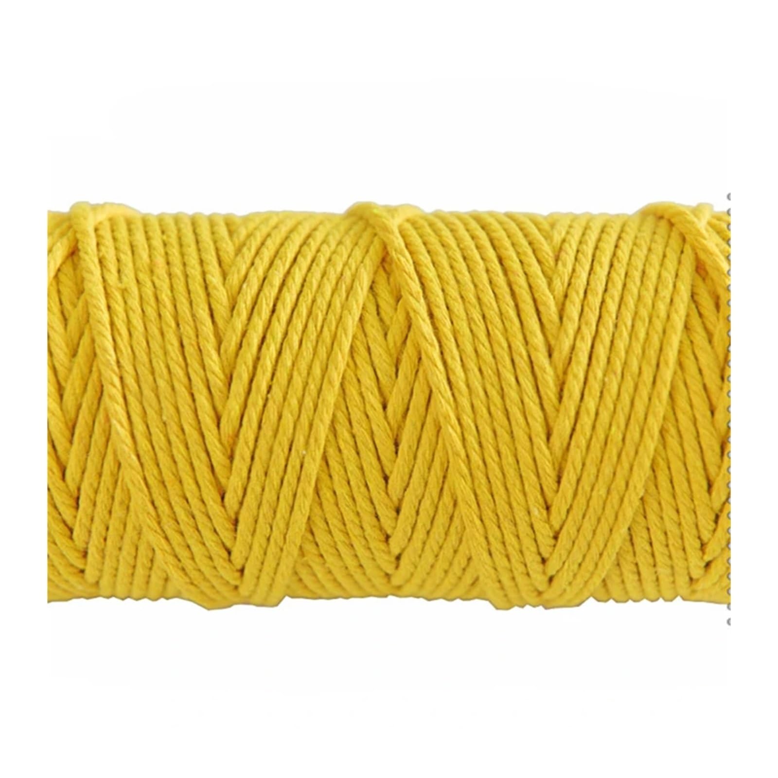 Lina, pleciona lina, 3mm * 100m wielokolorowa lina bawełniana DIY ręcznie tkany sznurek gobelinowy(Light Green)