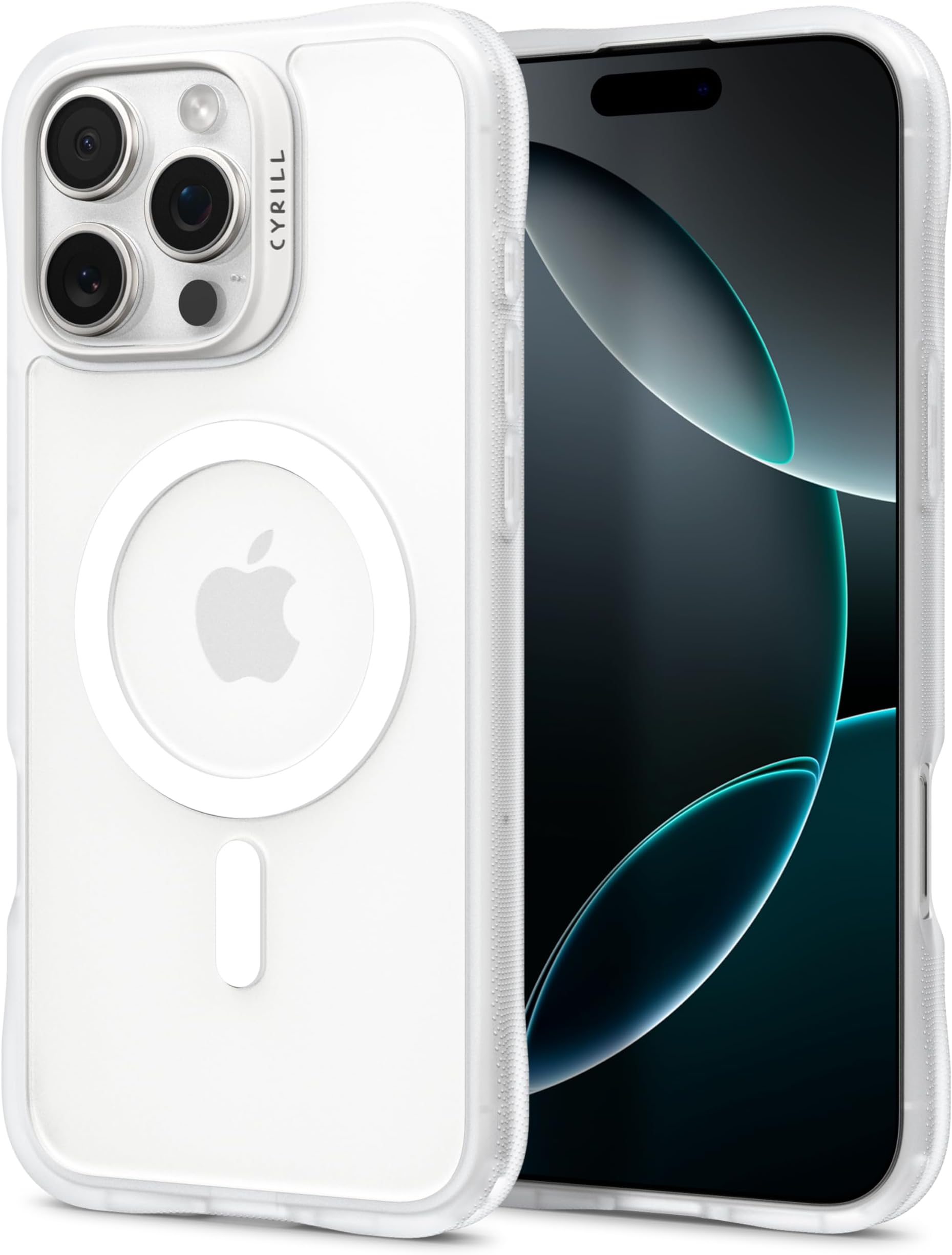 CYRILL by Spigen UltraSheer Mag Case Compatible with iPhone 16 Pro Max (2024) [Compatible with MagSafe] - Clear