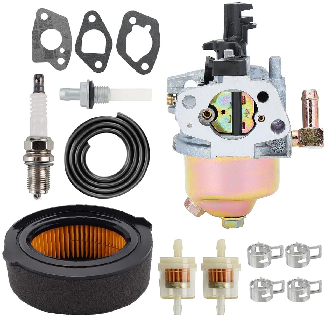 951-12785 Vergaser 951-10794 Luftfilter für Cub Cad MTD Troy-Bilt Pinne 951-12124 751-10797 951-10797 Huayi OEM Vergasermotor 163CC 2500PSI Hochdruckreiniger mit Dichtungssatz