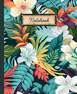 "Spirit of Aloha" Tropical Print Notebook - Multicolor: So the Islands Will Always Be Within Your Reach