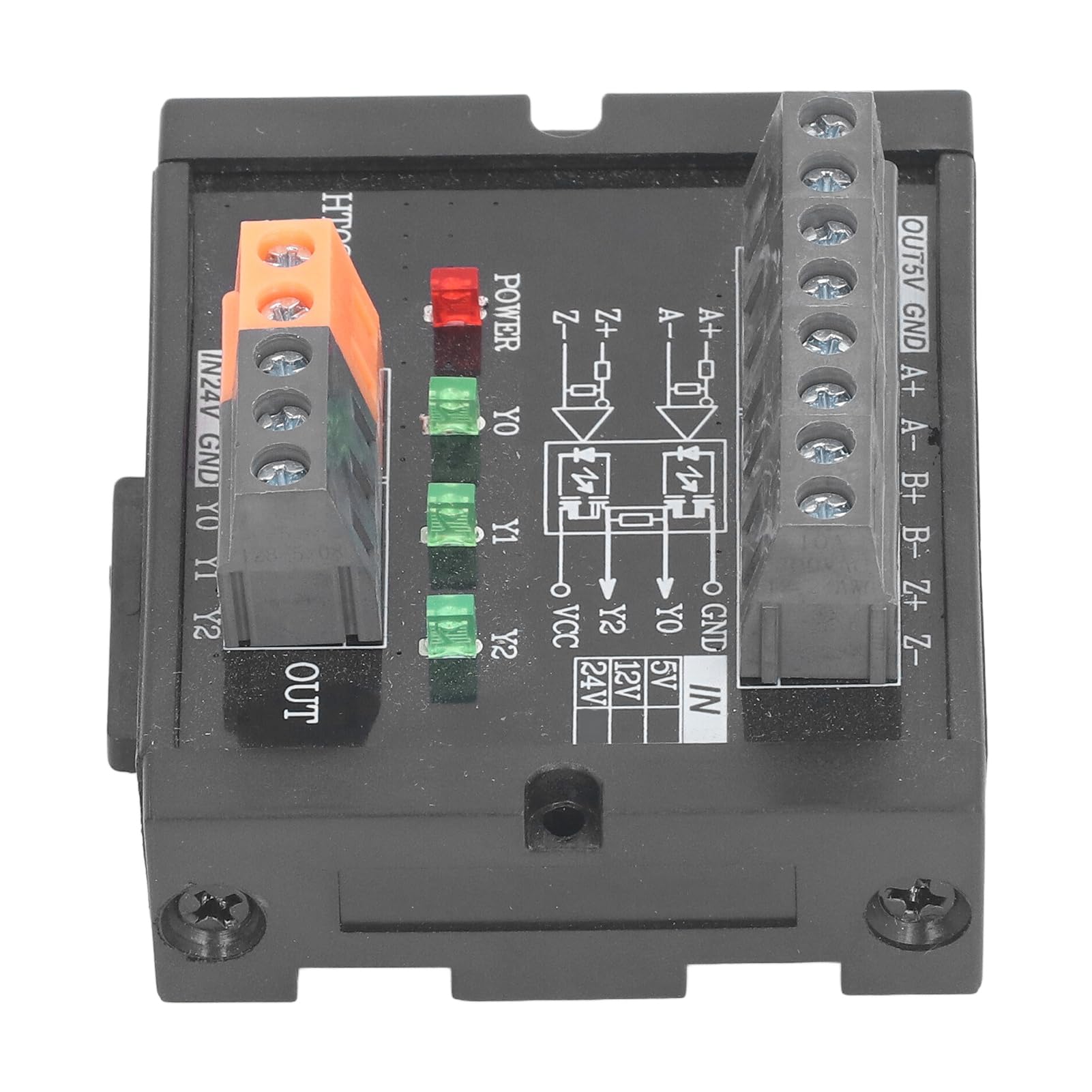 Modulo Convertitore di Segnale a 3per Encoder, Converte il Segnale TTL EIA422 423 in Uscita NPN PNP HTL TTL con Elevata Efficienza di Conversione (5V)