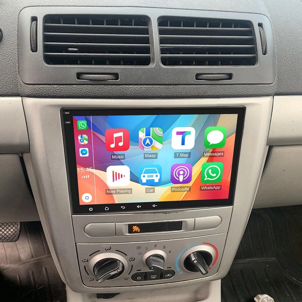 Android 14 Double Din Car Radio for Chevrolet Cobalt 2007 2008 2009 2010 Head Unit 8" Touchscreen Car Stereo for Chevy Cobalt Upgrade Radio with Wireless Carplay Android Auto Bluetooth DSP 2+32G