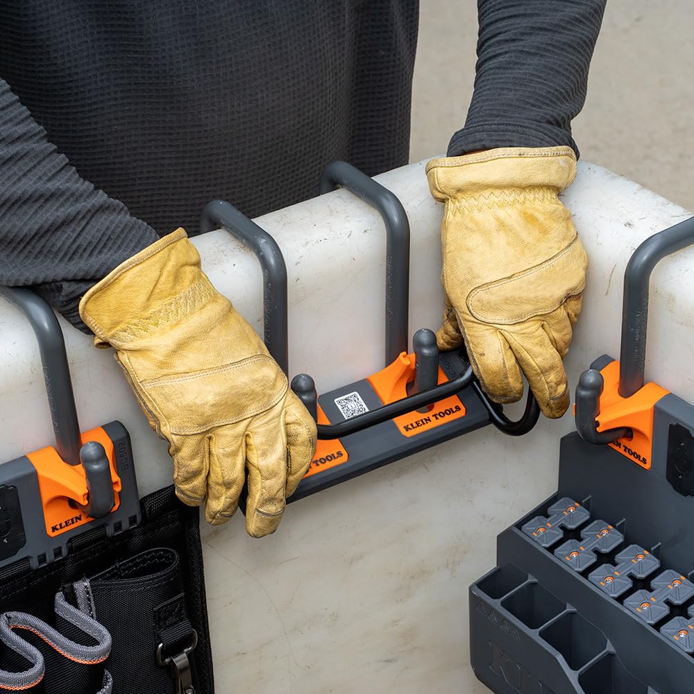 Klein Tools BC508S Module de rangement pour barre utilitaire, crochets en S en option pour sécuriser les seaux d'antenne utilitaires