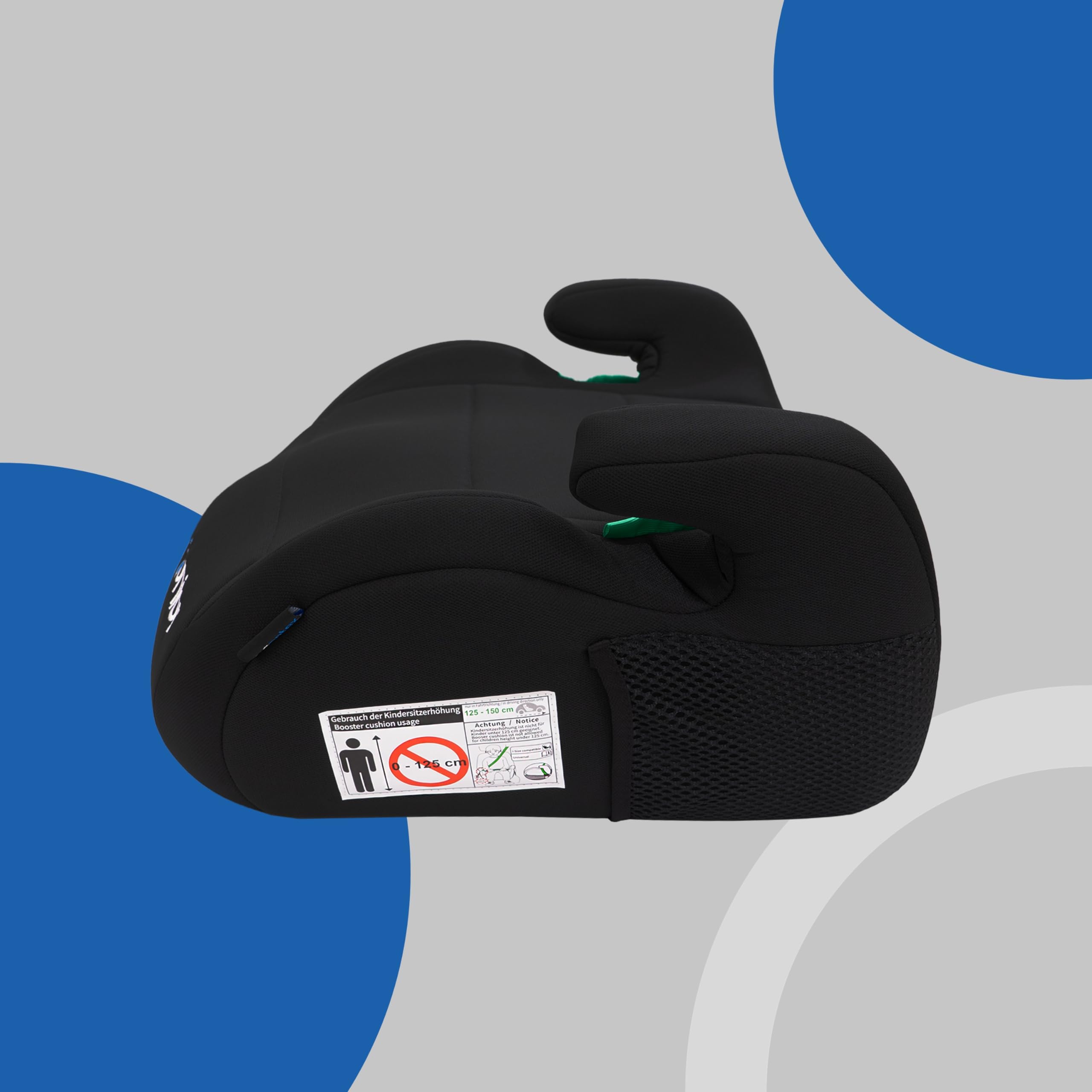PETEX Max Kindersitzerhöhung i-Size R129/03 schwarz