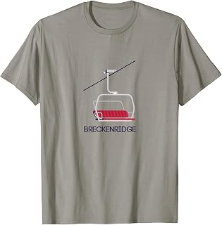 Colorado Ski Chair Lift - Breckenridge T-Shirt