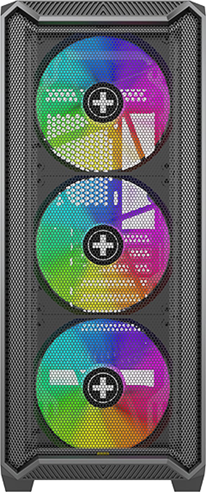 Xilence X613 XILENT Blade II Boîtier PC Gaming, 3X Ventilateurs ARGB 120 mm, Tour Moyenne ATX (Midi Tower), Panneau Avant Mesh pour Un Excellent Airflow avec Carte de contrôle PWM/ARGB
