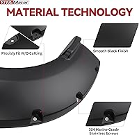 Vista 2 de LEDKINGDOMUS Kit de salpicaderas delanteras y traseras compatibles para Chevy Silverado/GMC Sierra 1999-2006 1500 2500HD 3500HD