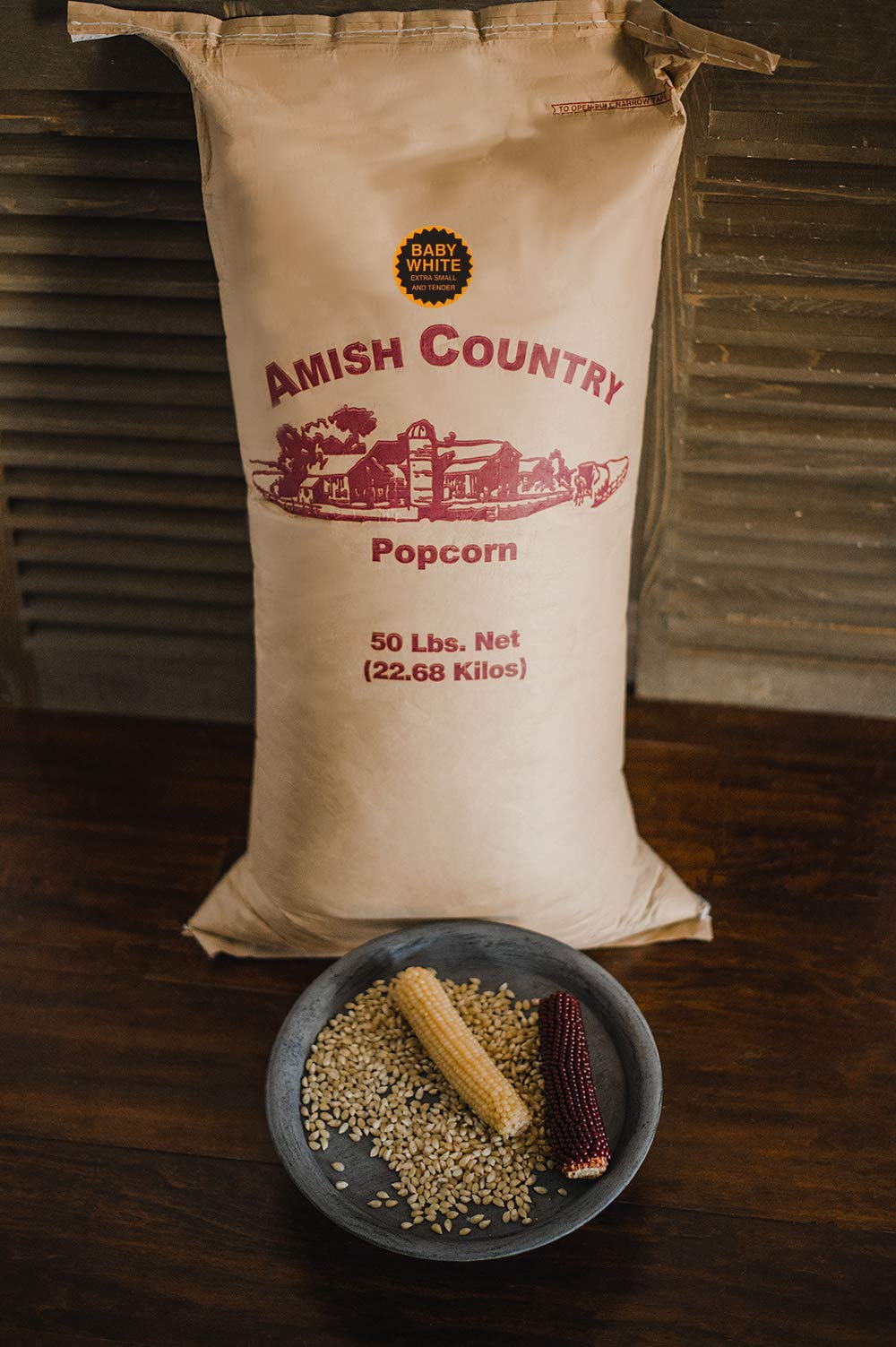 Popcorn - Medium White Hulless 50 lb | Walnut Creek Foods Popcorn - Medium White Hulless 50 lb | Walnut Creek Foods