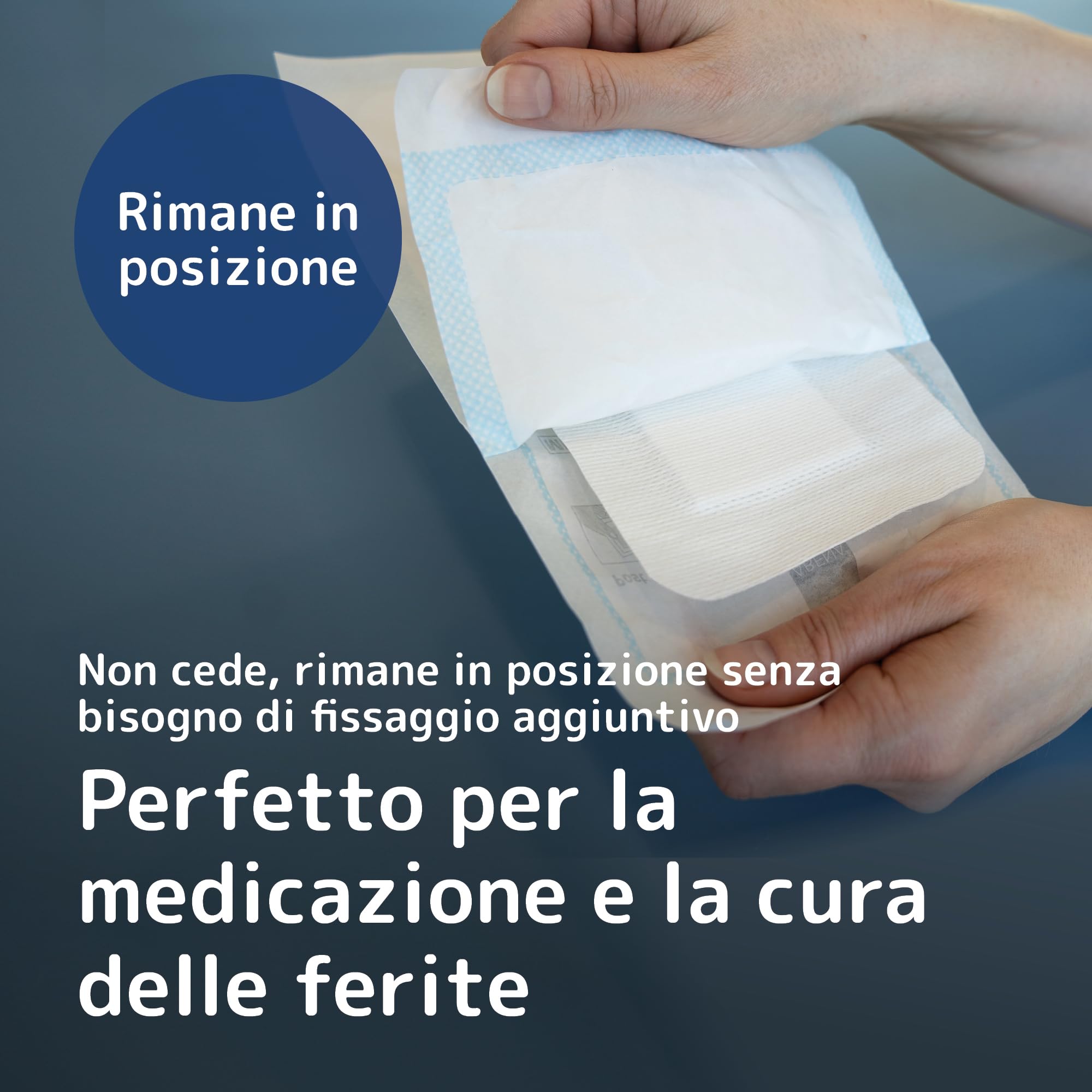 ABENA Medicazione sterile per ferite, 10x20 cm | Confezione da 40 pezzi | Adatte per tagli e ferite | Assorbente | Bianca | Adatto per pelli sensibili