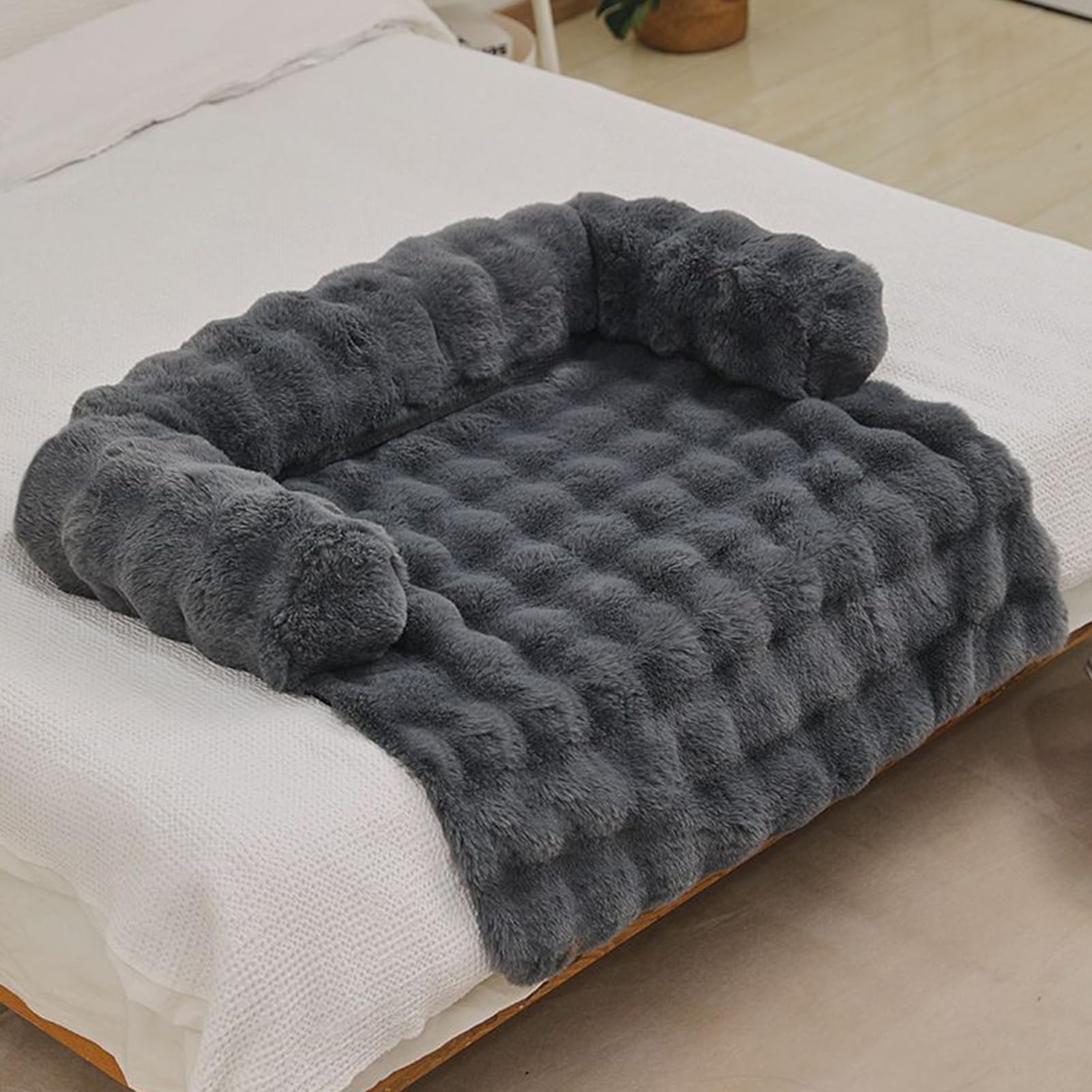 Cama Perro Sofá Protector Sofá Desmontable Lavable | Colchón Cama Calmante Para Perros Hogar, Dormitorio, Salón, Apartamento, Relajación Interior, Sueño Nocturno,