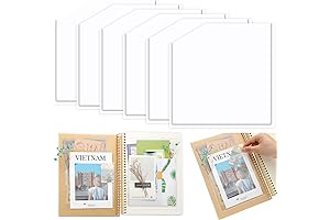 Essential Clear Corner Pockets for Notebooks and Planners