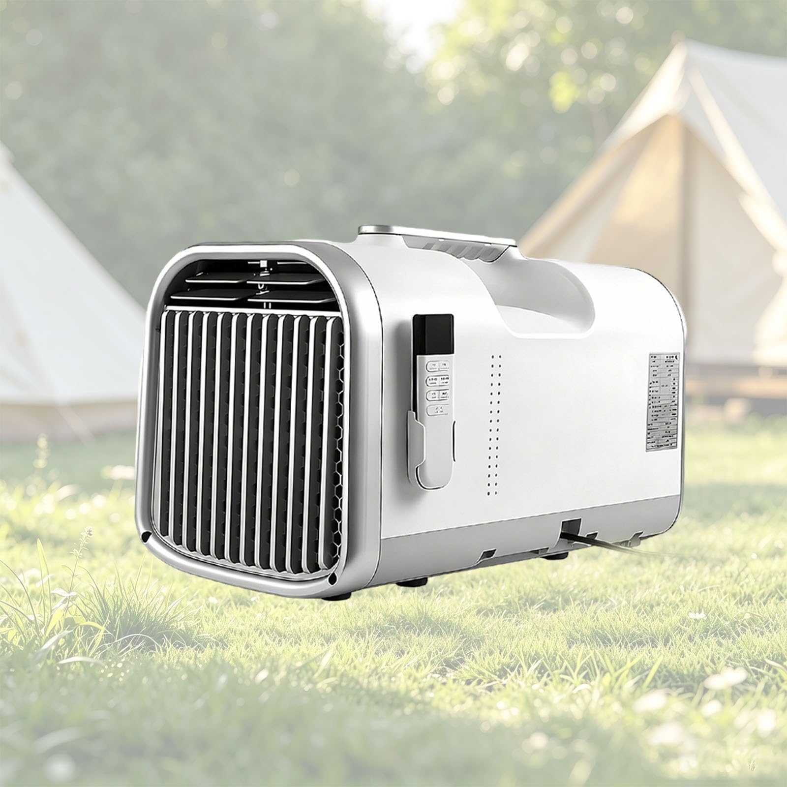 Precistech One Color 4400 Btu Quiet Camping Ac, Low Power Compact Tent Conditioner