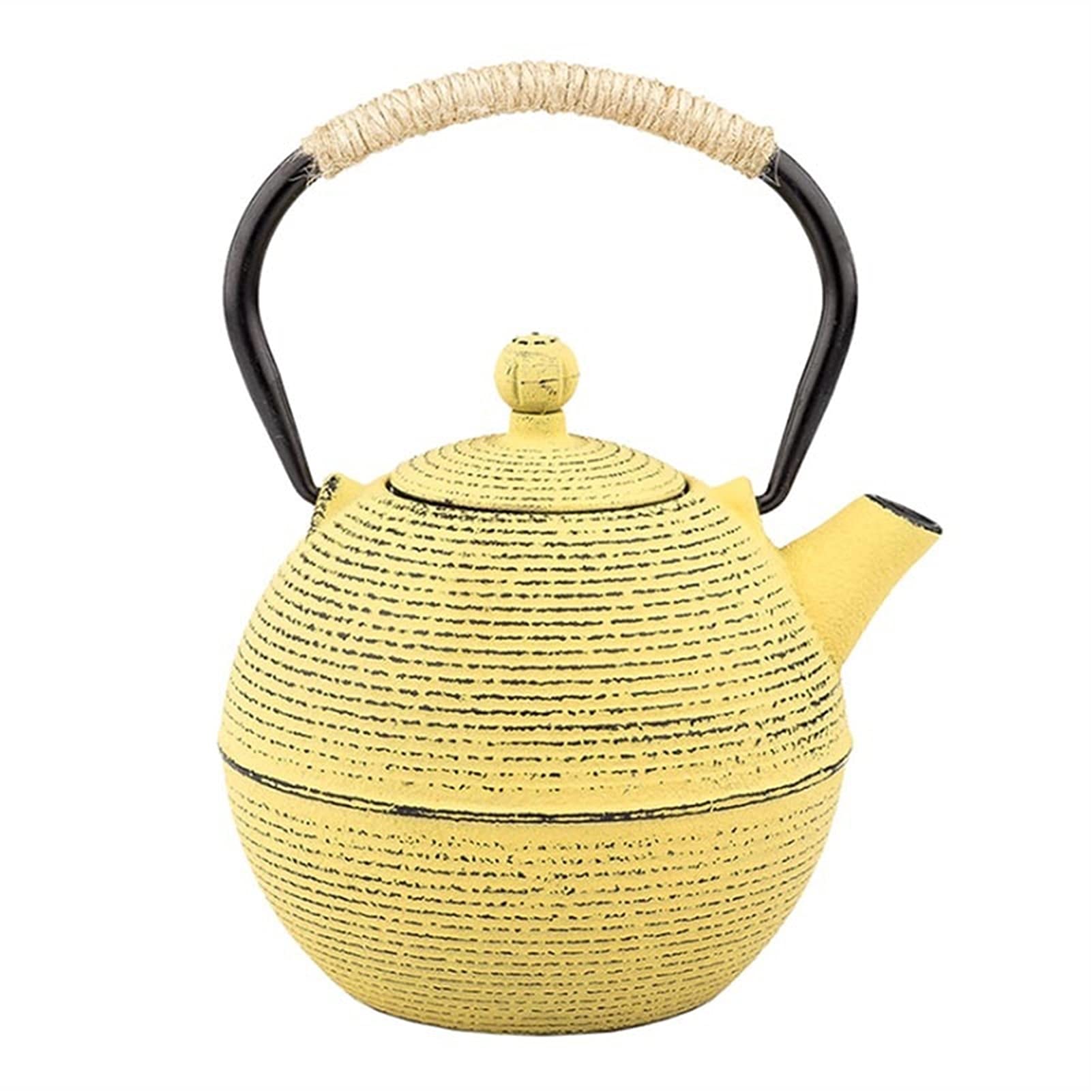 Teiera Classica Teiera in Ferro Bollitore per tè in Stile Tetsubin con Filtro Teiera in ghisa tè Acqua bollente Set da tè Kung Fu Oolong Bollitore per tè 680ML Tetera (Colore : Gia