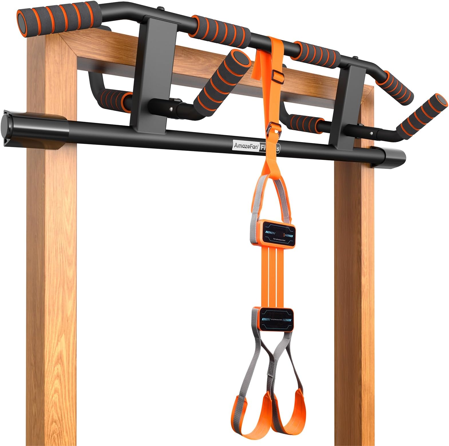 AmazeFanDoorway Pull Up Bar and Pull Up Assistance Bands