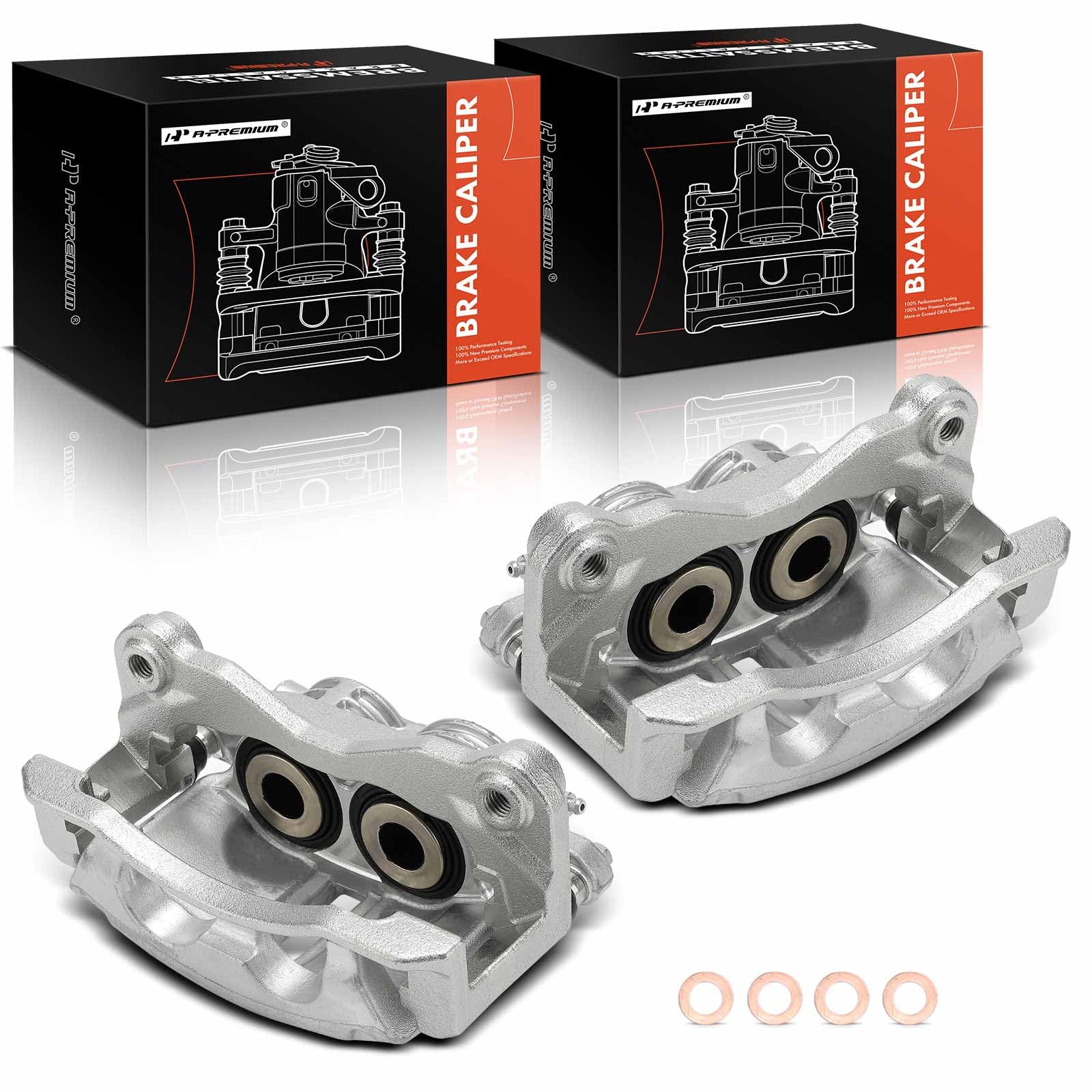 Remanufactured Front Left Brake Caliper With Bracket For Chevy Silverado/GMC Sierra 1500, Tahoe, Yukon