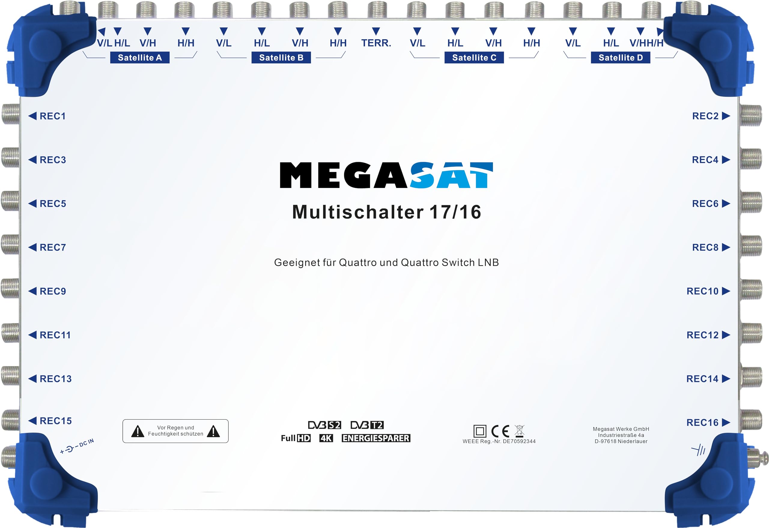 Megasat Multischalter 17/16
