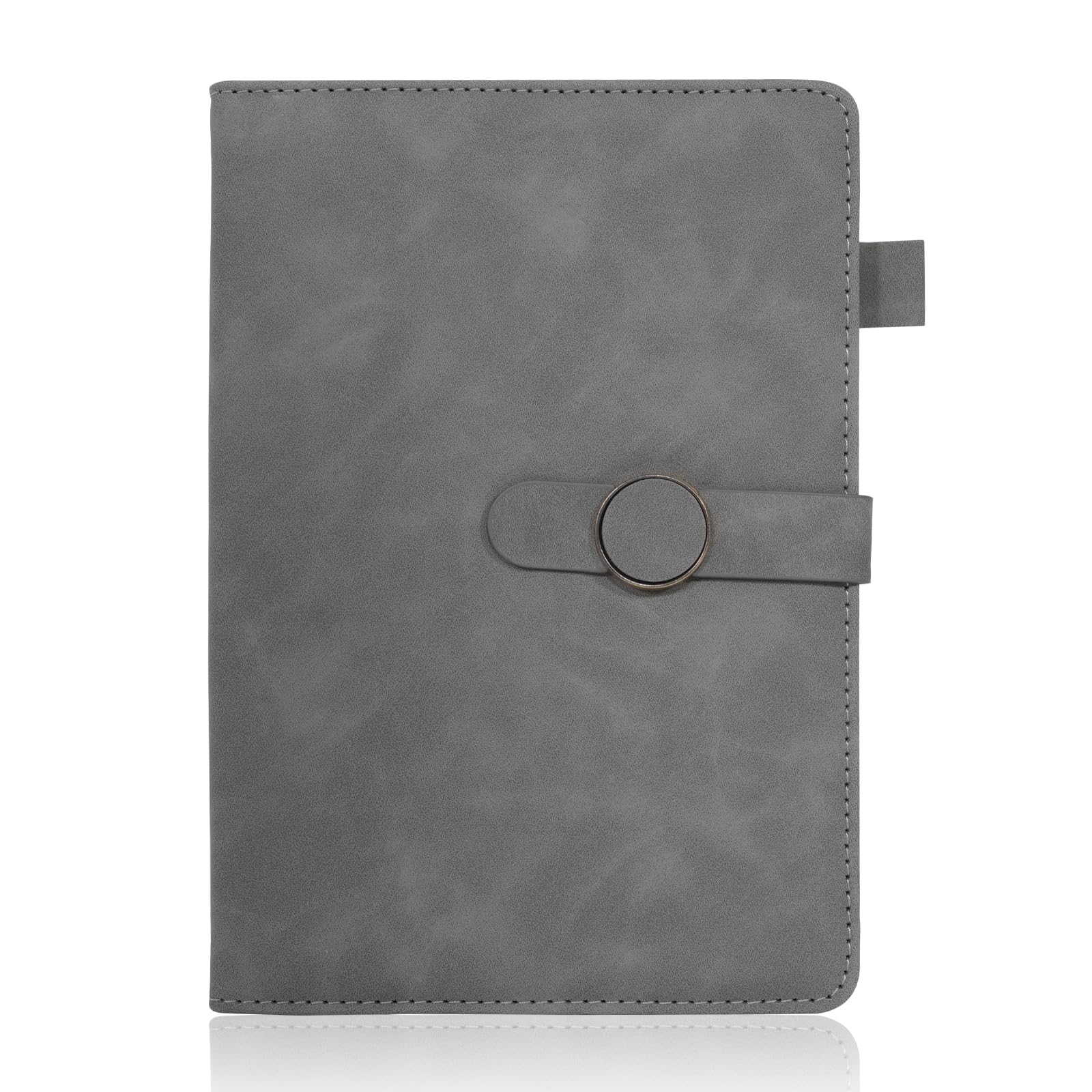 Quaderno con righe di 200 pagine, quaderni per donne e uomini per prendere appunti e scrivere, formato A5 5,9 '' x 8,5 '', formato B5 6,9 '' x 9,9 '', grigio.