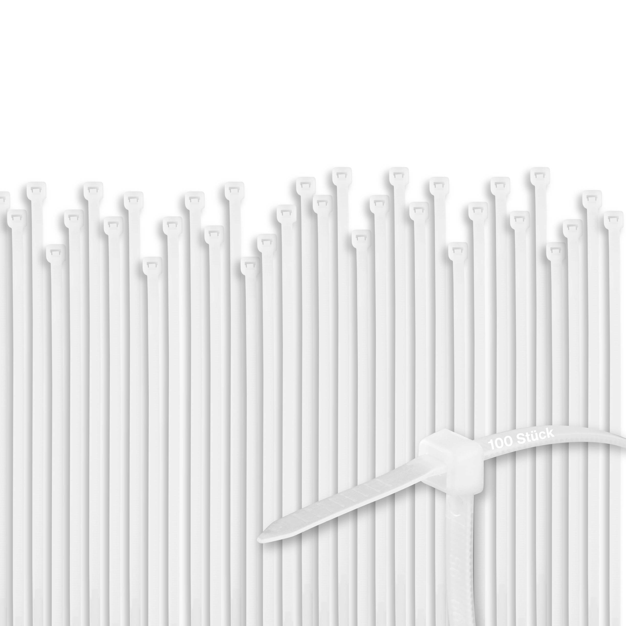 REV Ritter 0508296555 Cable Ties 200 x 4.6 mm Set of 100 White