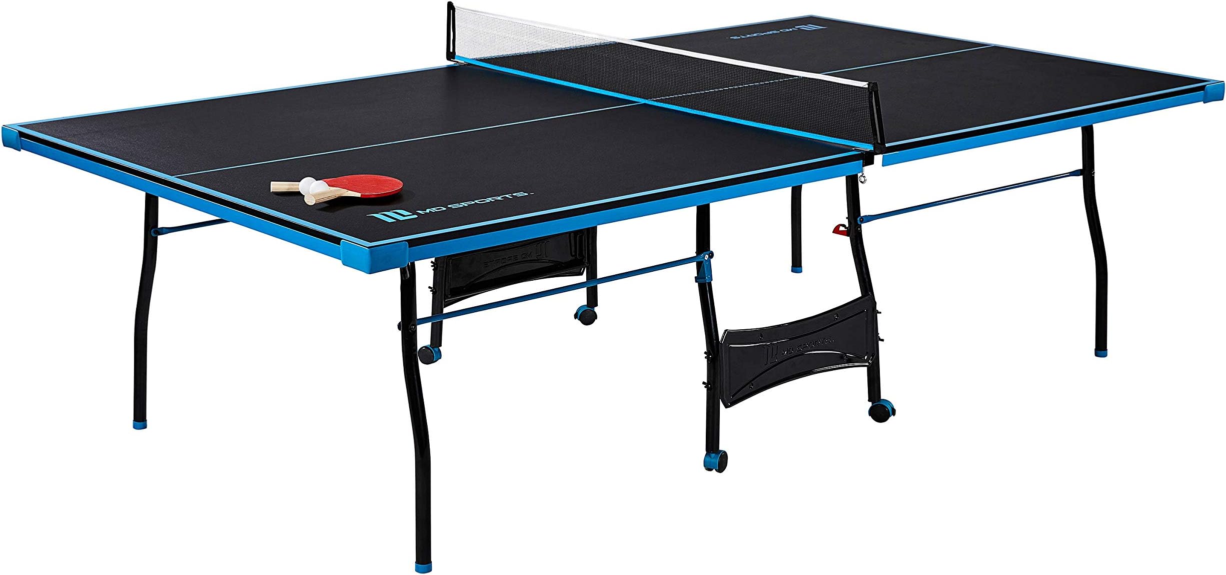 MD Sports Table Tennis Tables Multiple Styles Ping Pong Tables, Foldable for Easy Storage with Nets Included, Perfect for Family Game Rooms | Multiple Styles, Easy Storage, Nets Included, Family Game Rooms