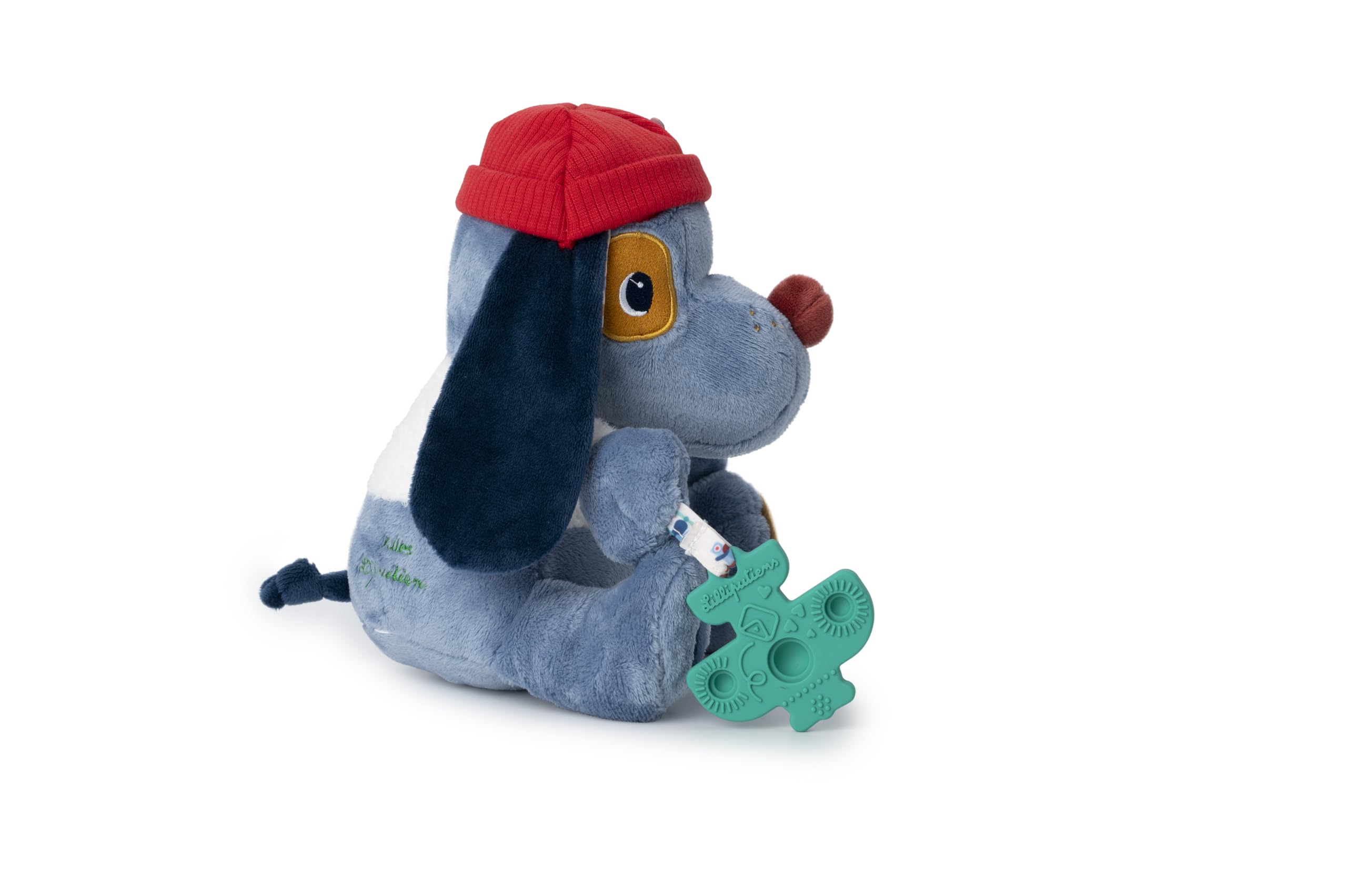 Peluche Attività Jack Il Leone Lilliputiens - Sonaglio Interattivo Con Specchio E Campanella Per Neonati 9+ Mesi