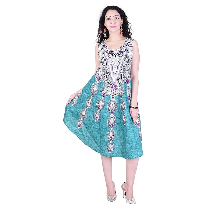 printed umbrella frock